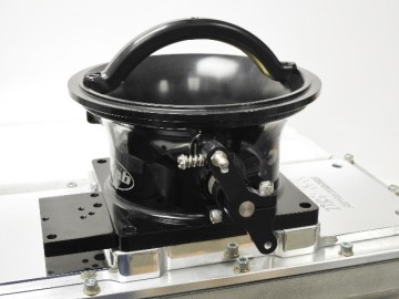 AUF-5000- 5" Accufab BILLET " Whopper" BLACK   Single Butterfly THROTTLE BODY INJECTOR